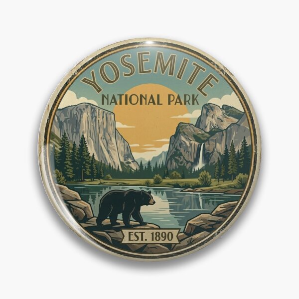 Item preview, Yosemite National Park – Adventure in the Land of Granite Giants and Waterfalls designed and sold by Wanderlust Studio.