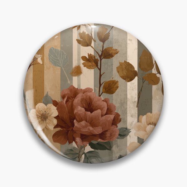 Item preview, Soft Romantic Floral Botanical Earthy Tones Seamless Pattern designed and sold by GrinGalore.
