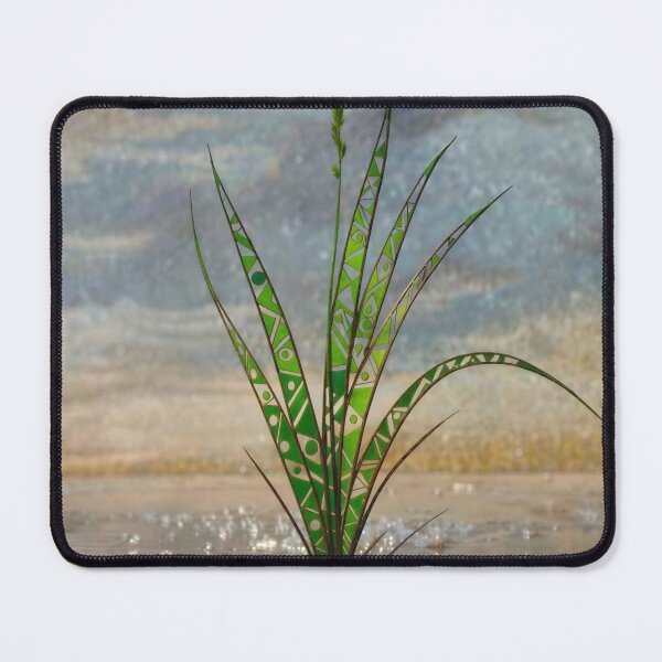 Item preview, Geometric Grass in the Rain designed and sold by M-Y-A-R-T-.