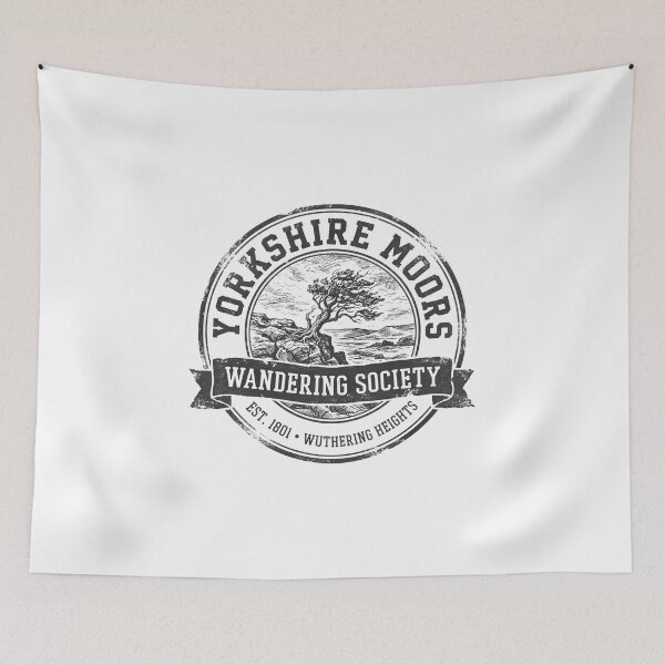Item preview, Yorkshire Moors Wandering Society Est 1801 Wuthering Heights designed and sold by Fenay Designs.