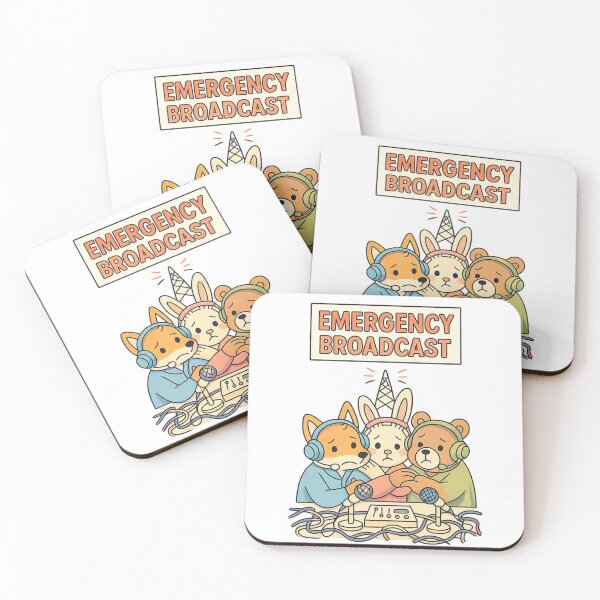 Item preview, Emergency Broadcast Retro Warning Design designed and sold by SoftSproutstu.