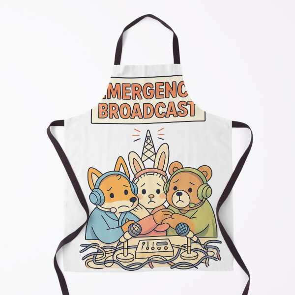 Item preview, Emergency Broadcast Retro Warning Design designed and sold by SoftSproutstu.