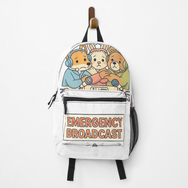 Item preview, Emergency Broadcast Retro Warning Design designed and sold by SoftSproutstu.