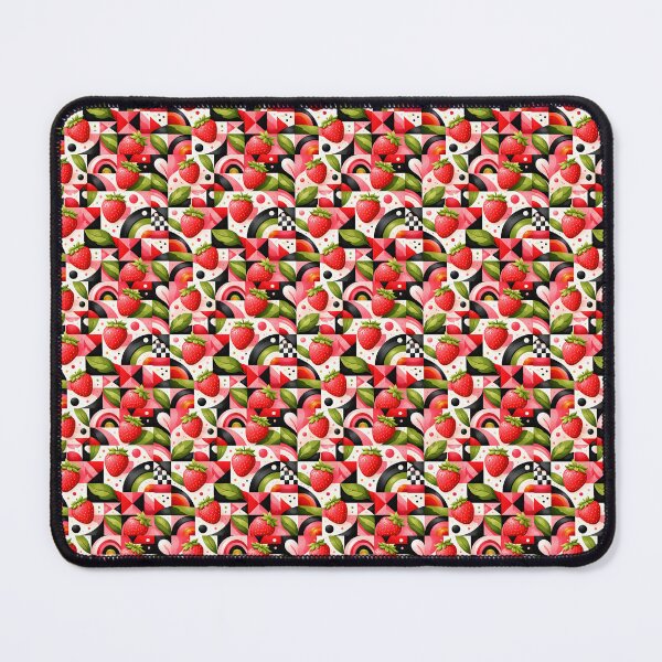 Item preview, Geometric pattern inspired by strawberries designed and sold by Imprearte.