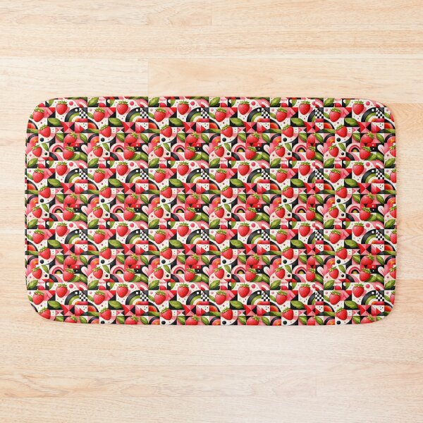 Item preview, Geometric pattern inspired by strawberries designed and sold by Imprearte.