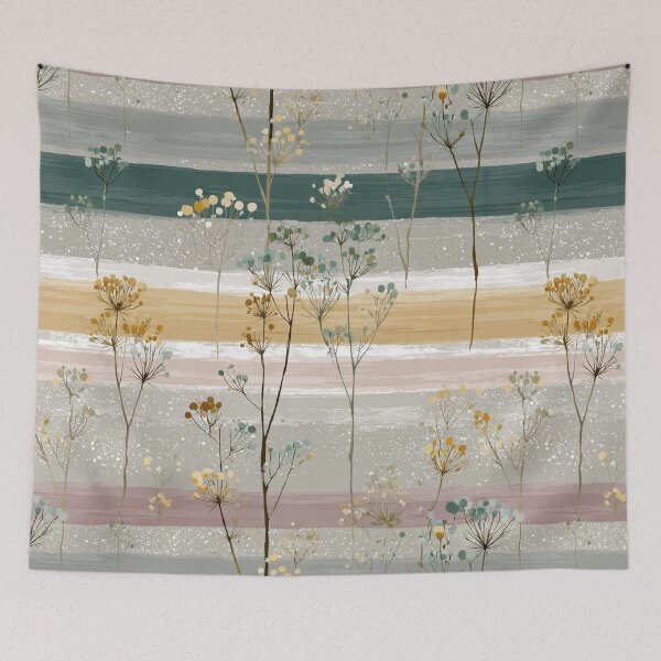 Item preview, Soft Romantic Abstract Botanical Warm Tones Seamless Pattern designed and sold by GrinGalore.