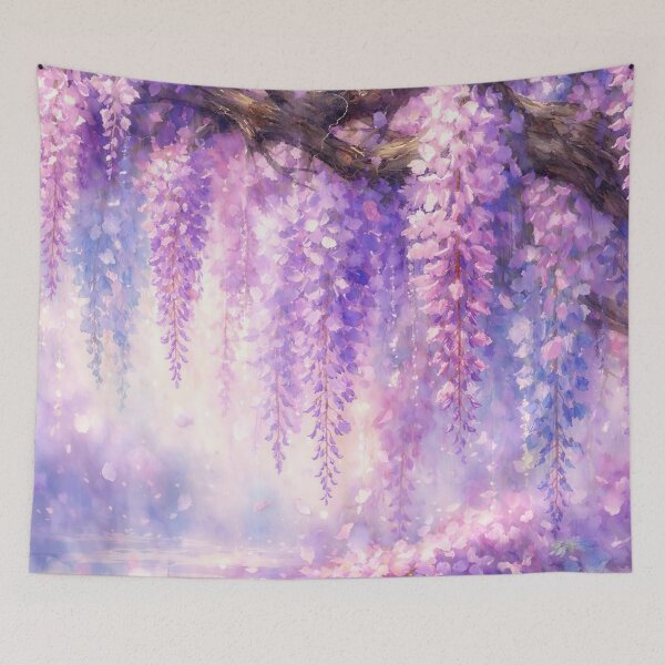 Item preview, Cottagecore Wisteria Cascading Tree designed and sold by M-Y-A-R-T-.
