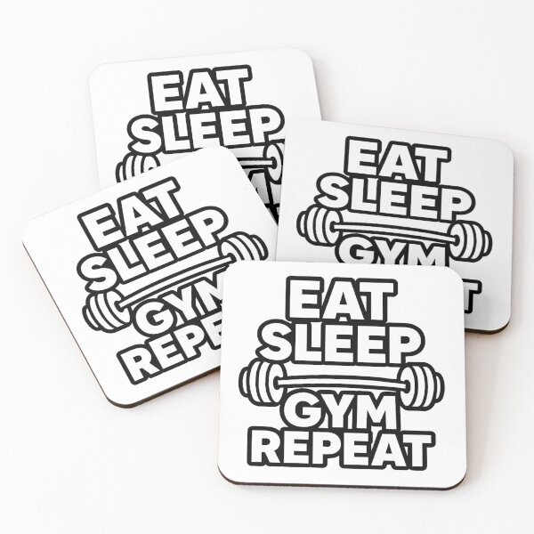Item preview, Eat, Sleep, Gym, Repeat - Gym design designed and sold by Stellar Motion by Kornelia.