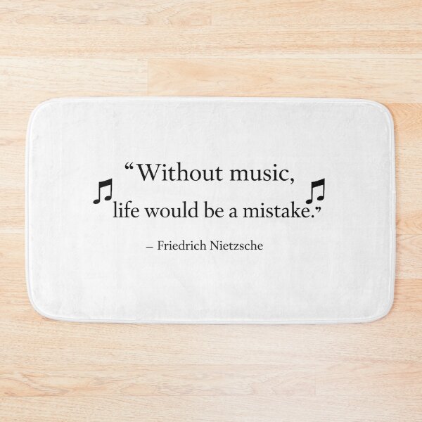 Item preview, Friederich Nietzsche music quote  designed and sold by Sajtosgomboc.