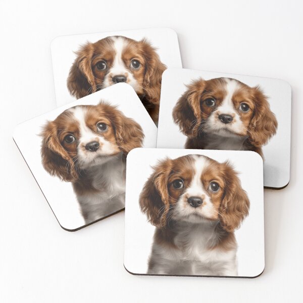 Item preview, Adorable Cavalier King Charles Spaniel Pup for Cute Cavie puppy lovers designed and sold by LazyOwlStore.