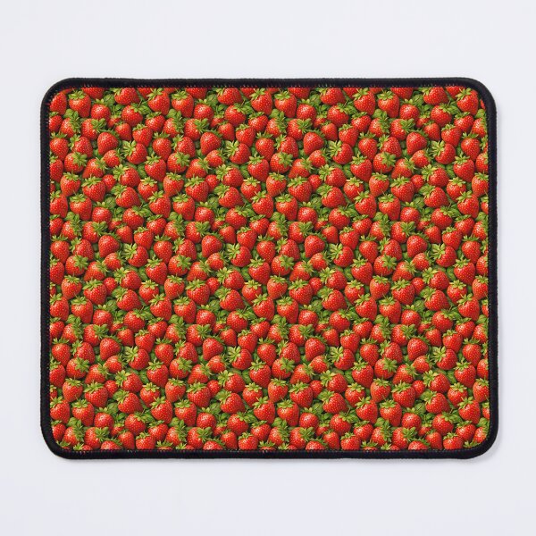 Item preview, Fresh strawberries on a uniform background designed and sold by Imprearte.