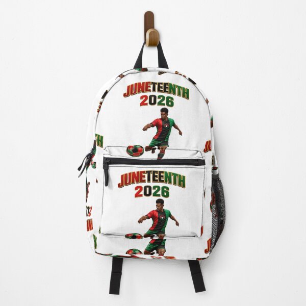 Item preview, Juneteenth Soccer Player Shirt Freedom Day Football Red Black Green Design designed and sold by ArtSpark Studio.