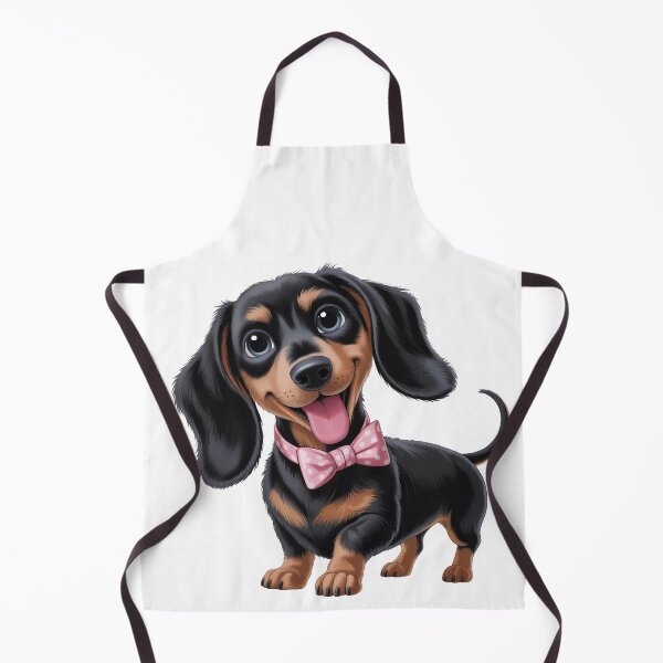 Item preview, Cute Dachshund with a Pink Bowtie designed and sold by jkrphoto.
