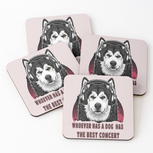Item preview, Alaskan Malamute DJ – Music Design designed and sold by Art-Arcade6.