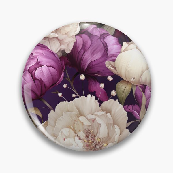Item preview, Purple Floral Seamless Pattern designed and sold by Leylita Design.