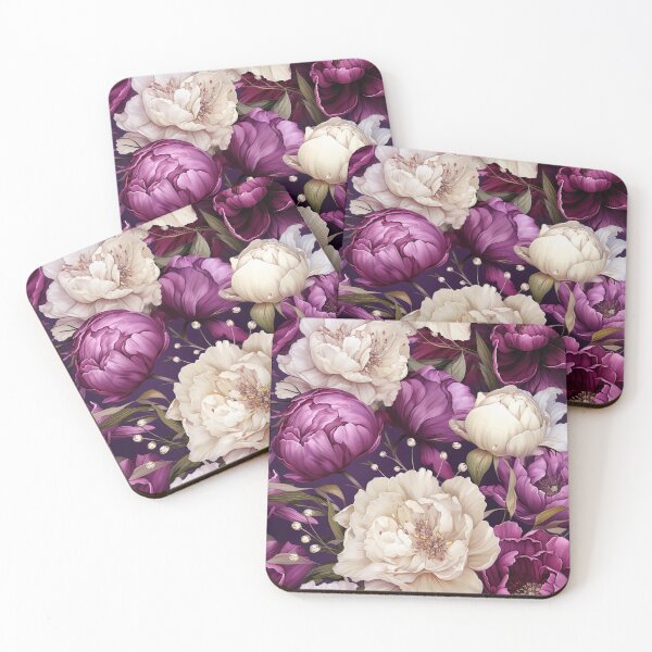 Item preview, Purple Floral Seamless Pattern designed and sold by Leylita Design.