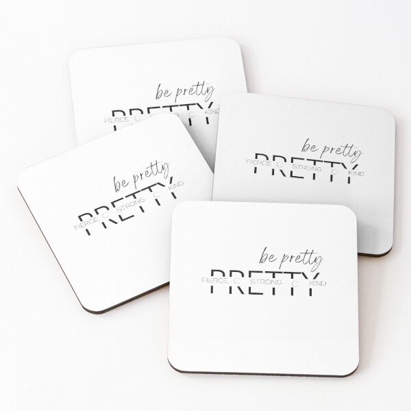 Item preview, Be Pretty Fierce Strong Kind Inspirational Quote designed and sold by Cool-cat-art.