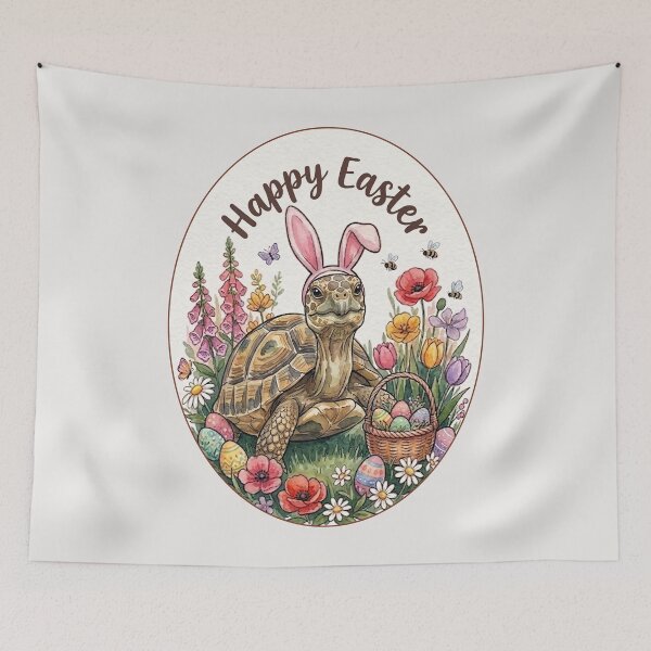 Item preview, Funny Tortoise Happy Easter Egg Bunny Boys Girls Kids designed and sold by FurryHavenPH.