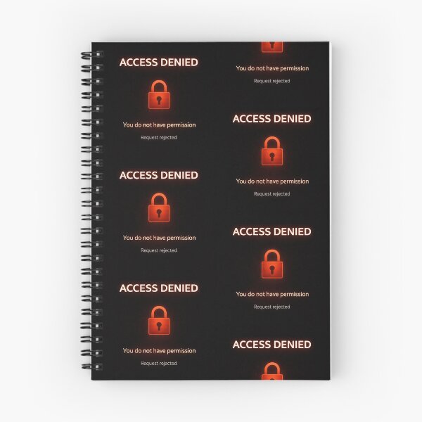 Item preview, Access Denied – Permission Blocked System Status Digital Design designed and sold by Mad Factory Designs.