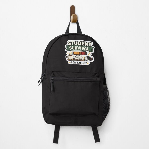 Item preview, “Student Survival Low Battery Funny Study Design” designed and sold by Artbysarmina.