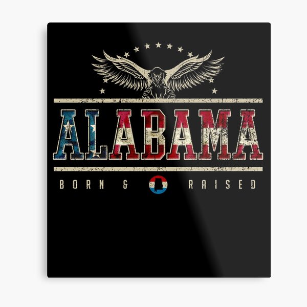 Item preview, Alabama Fan Gift Eagle Stars Sports Football US Flag designed and sold by djpraxis.
