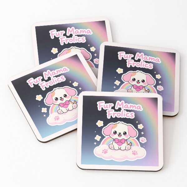Item preview, Fur Mama Frolics – Cute Kawaii Dog Mom Design designed and sold by Arte-Excellency.
