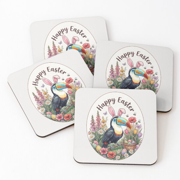 Item preview, Funny Toucan Happy Easter Egg Bunny Boys Girls Kids designed and sold by FurryHavenPH.
