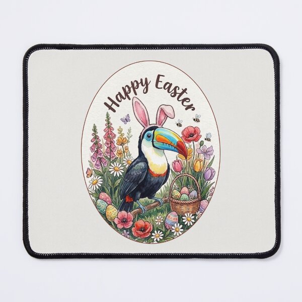 Item preview, Funny Toucan Happy Easter Egg Bunny Boys Girls Kids designed and sold by FurryHavenPH.
