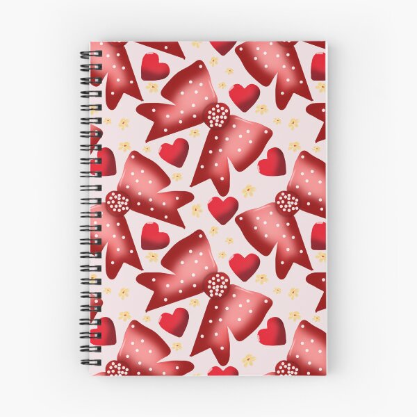 Item preview, Cute  Bow Heart Pattern Red Aesthetic Coquette Love Design designed and sold by HopeAndHustle.