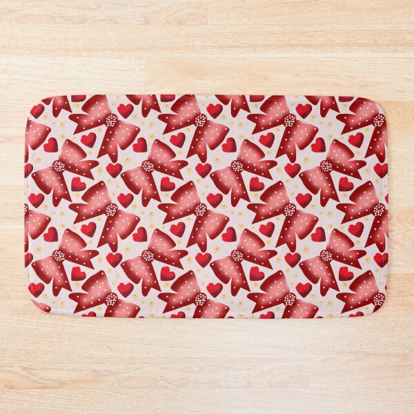 Item preview, Cute  Bow Heart Pattern Red Aesthetic Coquette Love Design designed and sold by HopeAndHustle.