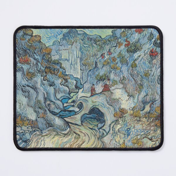 Item preview, The Ravine Les Peiroulets by Vincent van Gogh: Dramatic Post Impressionist Landscape designed and sold by artofuniverse.