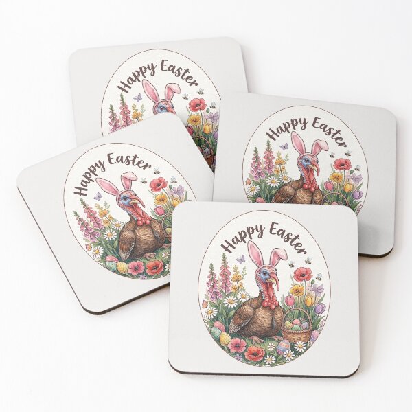 Item preview, Funny Turkey Happy Easter Egg Bunny Boys Girls Kids designed and sold by FurryHavenPH.