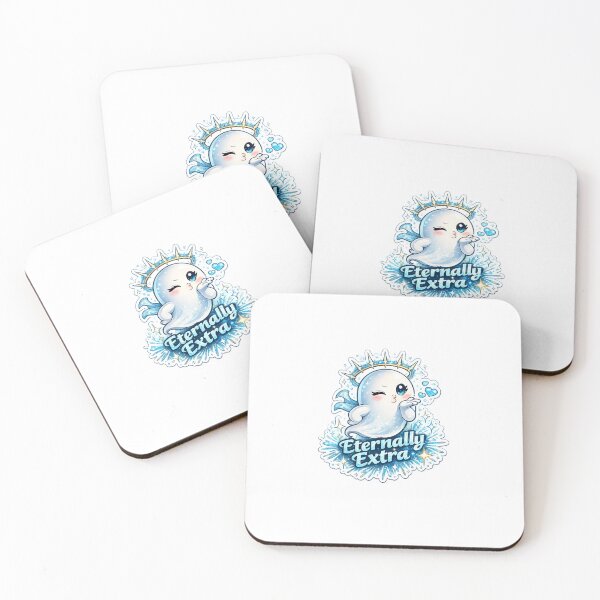Item preview, Eternally Extra Ghost – Cute Sassy Spirit with Sparkly Blue Glow designed and sold by SparkVault.