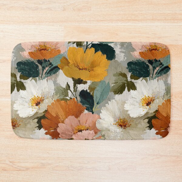 Item preview, Soft Romantic Abstract Floral Brush Painting Seamless Pattern designed and sold by GrinGalore.
