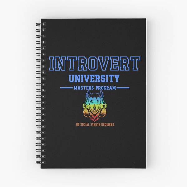 Item preview, Introvert University Shirt – No Social Events Required – Funny gift for Introvert  designed and sold by Wild Pixel Studio.