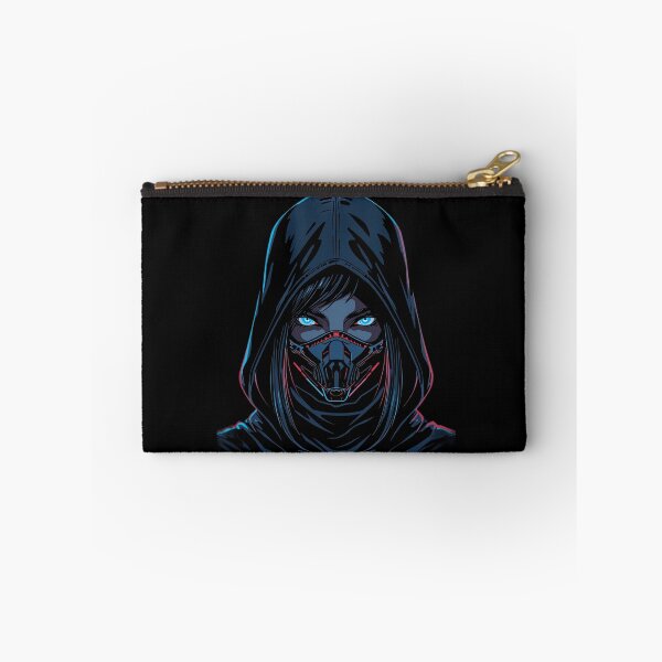 Item preview,  Futuristic Glitch Techwear Female Portrait Art designed and sold by Quotable Gear.