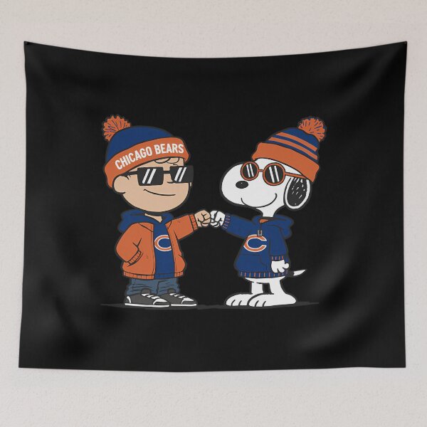 Item preview, Snoopy And Charlie Brown Chicago Bears designed and sold by JonathalIngham.
