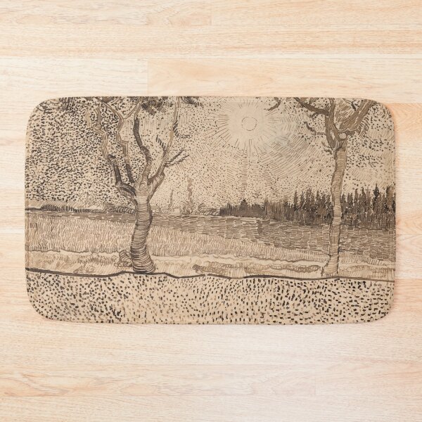 Item preview, The Road to Tarascon by Vincent van Gogh: Sepia Post Impressionist Poster designed and sold by artofuniverse.