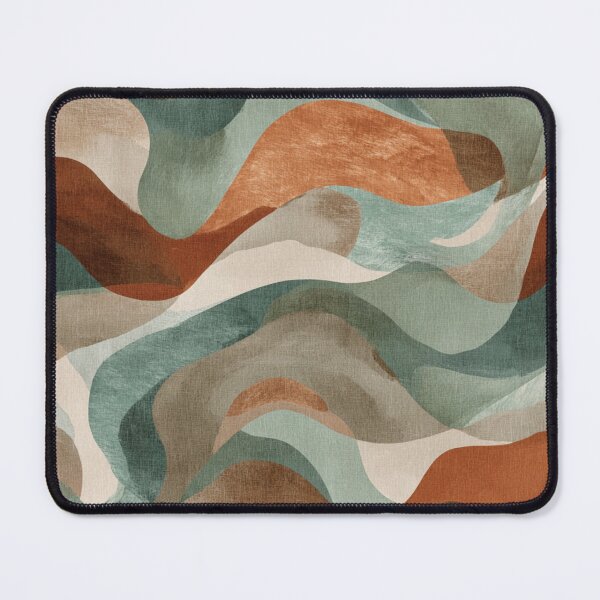 Item preview, Modern Abstract Asymmetrical Shapes Earthy Beige Seamless Pattern designed and sold by GrinGalore.