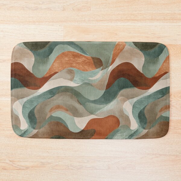 Item preview, Modern Abstract Asymmetrical Shapes Earthy Beige Seamless Pattern designed and sold by GrinGalore.