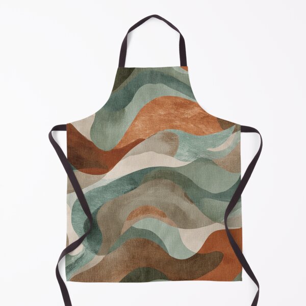 Item preview, Modern Abstract Asymmetrical Shapes Earthy Beige Seamless Pattern designed and sold by GrinGalore.