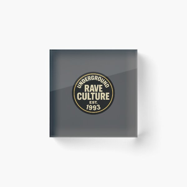 Item preview, Underground Rave Culture 1993 – Old School Rave Design designed and sold by |TRSSHOP|.