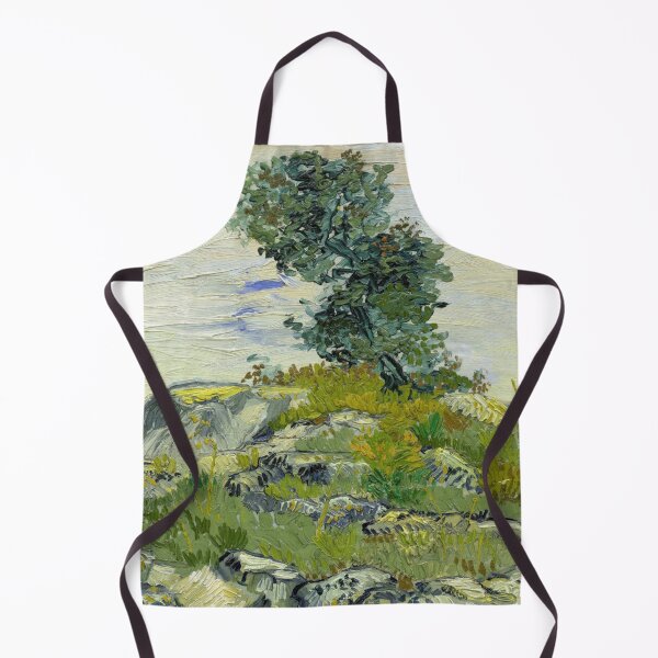 Item preview, The Rocks by Vincent van Gogh: Post Impressionist Landscape Fine Art Print designed and sold by artofuniverse.