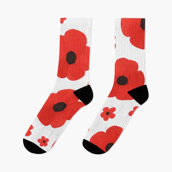 Item preview, Little red poppies pattern designed and sold by uunaa.