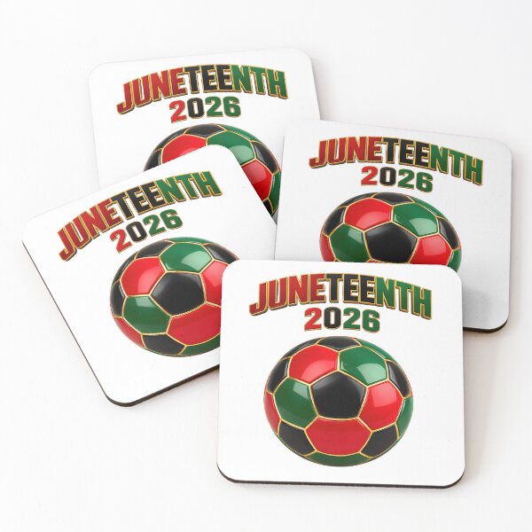 Item preview, Juneteenth 2026 Soccer Ball Design Freedom Day Red Black Green Football designed and sold by ArtSpark Studio.