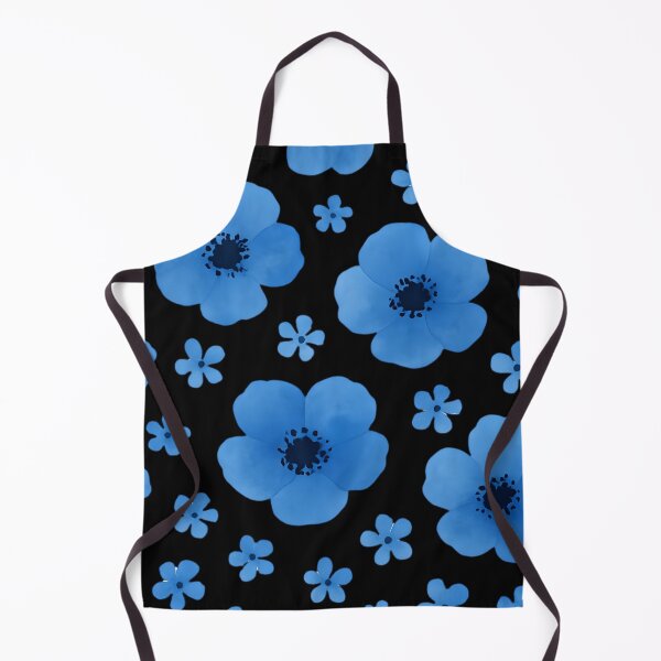 Item preview, Little blue poppies pattern designed and sold by uunaa.