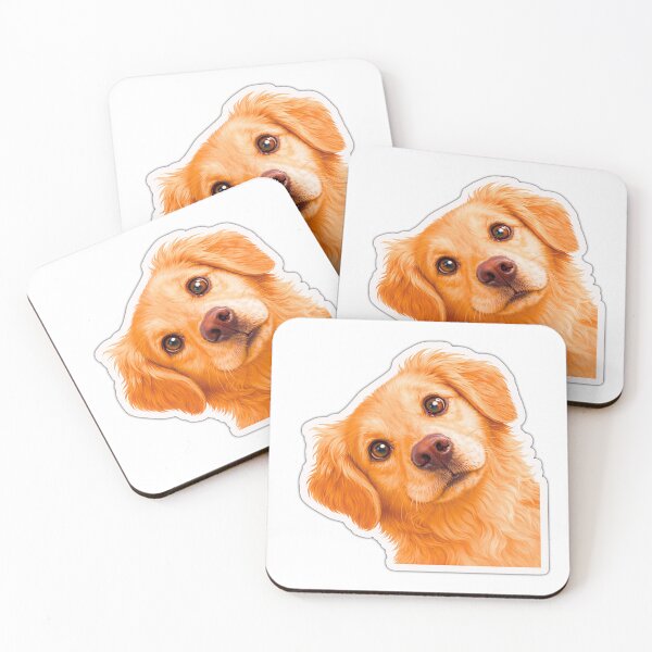 Item preview, Sneaky Golden Retriever Sticker Cute Curious Dog Peeking Meme Aesthetic Pet Sticker designed and sold by UmarSBazaaR.