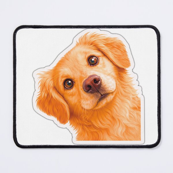 Item preview, Sneaky Golden Retriever Sticker Cute Curious Dog Peeking Meme Aesthetic Pet Sticker designed and sold by UmarSBazaaR.