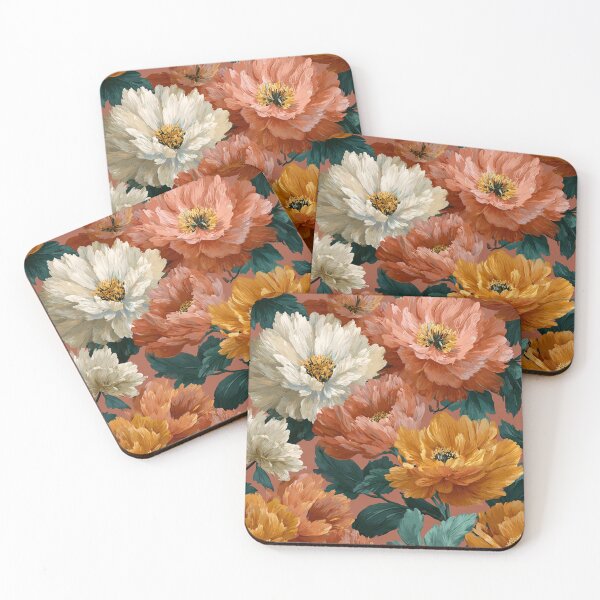 Item preview, Soft Romantic Floral Bright Peonies Painting Seamless Pattern designed and sold by GrinGalore.