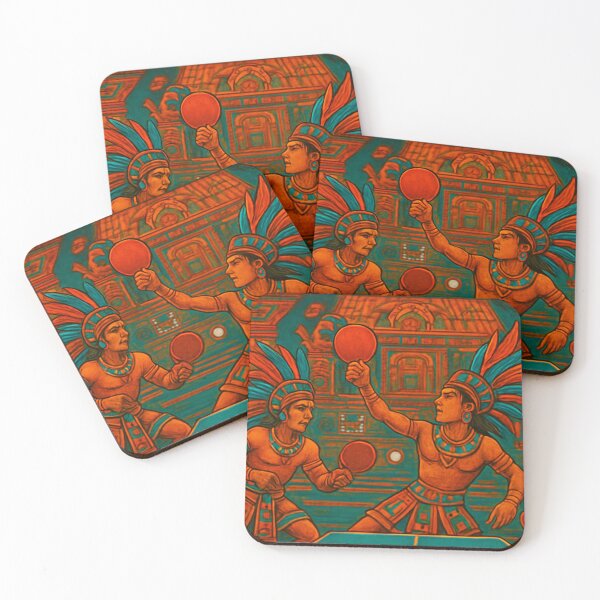 Item preview, Aztec Ping Pong: The Original Paddle Battle | Ancient Sports T-Shirt designed and sold by OhMyPingCo.